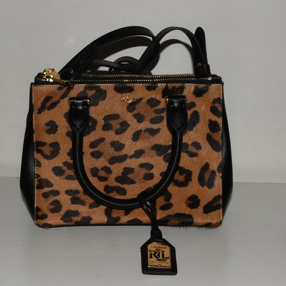 Lauren Ralph Lauren Purse Leather/Calf Hair